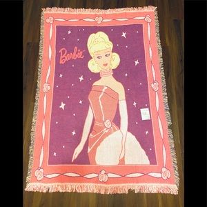 New! Classic Barbie Blanket